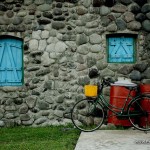 Bike at the back of Naidi Lighthouse