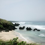 Exact point where the Pacific Ocean meets the South China Sea