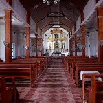 Inside San Carlos Borromeo Church in Mahatao