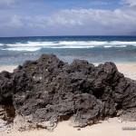 Rock formations at Nakabuang Beach 