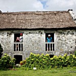 Al and Icey inside a stone house in Savidug