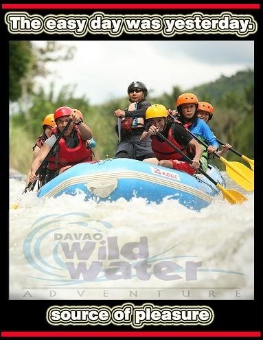 Davao Wildwater Adventure Ad with the Blue Eagols