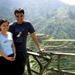 Our ever dearest Project Manager and his wife at the Banaue Rice Terraces