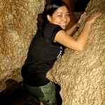 Going through the tiny holes - Sumaging Cave in Sagada