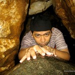 Going through the tiny holes - Sumaging Cave in Sagada