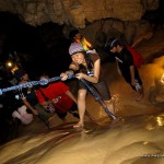 Rapelling at Sumaging Cave in Sagada