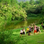 Arriving at Lake Danum in Sagada