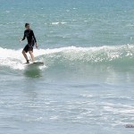 Surfing in Baler, Aurora