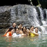 Taking a dip at Bomod-Ok Falls