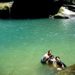 Enjoying the cold waters of Bomod-Ok Falls